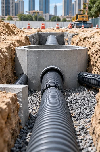 Drainage Works — illustrative business-related service photograph